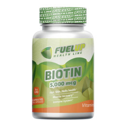 Biotin 5 mg (5000 mcg), 60 vcaps