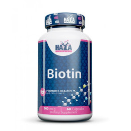 Биотин Haya Labs Biotin 500 mcg 60 caps