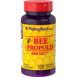 Прополіс Piping Rock Bee Propolis, 600 mg, 120 Capsules Piping Rock