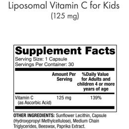 Liposomal Vitamin C for Kids, 30 Capsules Dr. Mercola