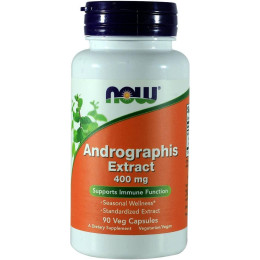 Екстракт андрографісу Now Andrographis Extract 400 mg 90 Veg Capsules Now Foods