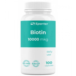 Биотин Sporter Biotin 10000 mkg 100caps Sporter