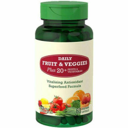 Комплекс фруктів та овочів Piping Rock Super Fruits and Veggies 60 Vegetarian Capsules Piping Rock