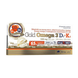 Омега-3 з вітамінами D3 і K2 Olimp Gold Omega-3 D3+K2 30 caps Olimp