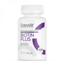 Биотин OstroVit Biotin Plus 100 tabs OstroVit