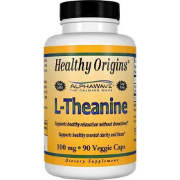 L-теанин Healthy Origins L-Theanine 100 mg 90 caps Healthy Origins