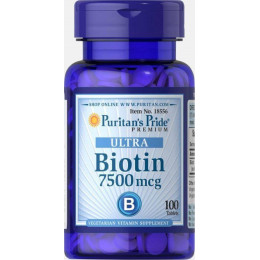 Биотин Puritan's Pride Biotin 7500 mcg 100 caps Puritan's Pride