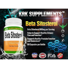 Бета Ситостерол Beta Sitosterol 800 mg 90 капс KRK