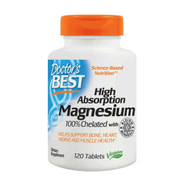 Магний Doctor's Best Magnesium High Absorption 120 Tablets Doctor's Best