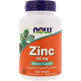 Цинк глюконат Now Zinc Gluconate (50mg) - 250 tabs Now Foods