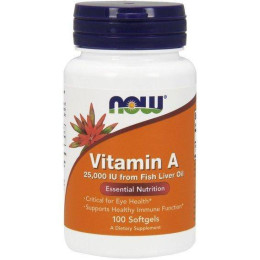 Vitamin A 25000IU 100 softgels