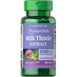 Экстракт расторопши Puritan's Pride Milk Thistle Extract 1000 mg 90 Softgels Puritan's Pride