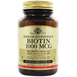 Біотин Biotin 1000 mcg 100 caps Solgar