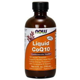 Коензим Q10 NOW CoQ10 Liquid  118 ml (Orange)