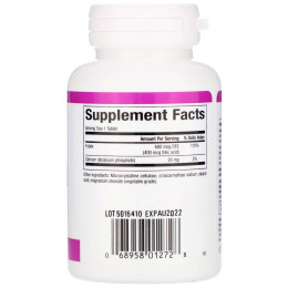 Фолиевая кислота Natural Factors Folic Acid 400 mcg 90 Tablets Natural Factors