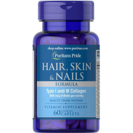 Hair, Skin & Nails Formula 60 caplets Puritan's Pride