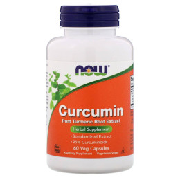 Куркумін NOW Curcumin 665 mg 60 veg caps GMP