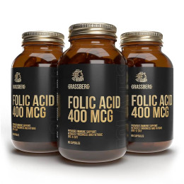 Grassberg Folic Acid 400 mcg 60 caps