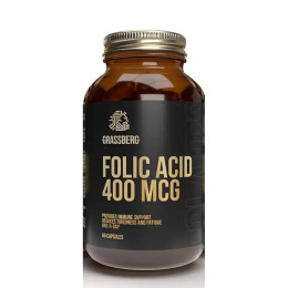 Grassberg Folic Acid 400 mcg 60 caps