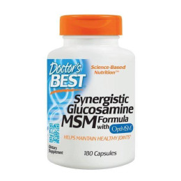 Для суглобів та зв'язок Synergistic Glucosamine MSM with Opti MSM 180 caps Doctor's s Best