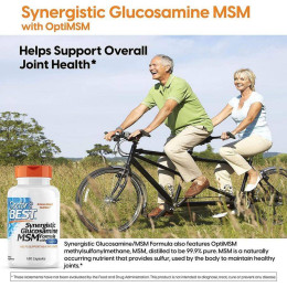 Для суставов и связок Synergistic Glucosamine MSM with Opti MSM 180 caps Doctor's s Best