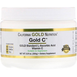 Вітамін С у порошку Gold C Powder 250 g California Gold Nutrition