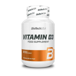 Вітамін D3 BioTech Vitamin D3 60 tabs BioTech