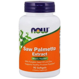 Со пальметто Now Saw Palmetto Extract 80 mg 90 softgel Now Foods