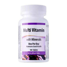 Вітаміни та мінерали Webber Naturals Multi Vitamin with Minerals One Per Day 100 tablets Webber Naturals