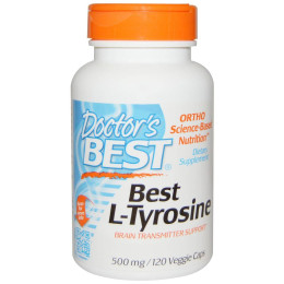 L-тирозин Doctor's Best L-Tyrosine 500 mg 120 Veggie Caps Doctor's s Best