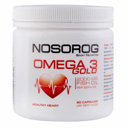 Омега 3 Nosorog Nutrition Omega 3 Gold 90 капс NOSOROG