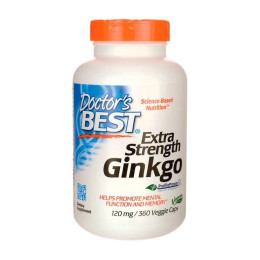 Екстракт Гінкго Білоба екстра сила Extra Strength Ginkgo 120 mg 120 caps Doctor's s Best