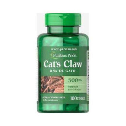 Котячий кіготь Puritan's Pride Cat's Claw 500 mg 100 Capsules Puritan's Pride