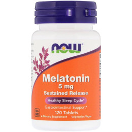 Мелатонин Now Melatonin 5mg SR 120 tabl \u0411\u0438\u043e\u0440\u0438\u0442\u043c