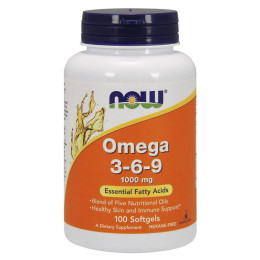 Omega-3-6-9 100 sgels Now Foods