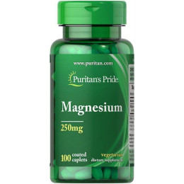 Магний Puritan's Pride Magnesium 250 mg 100 tablets Puritan's Pride