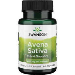 Avena Sativa 400 mg 60 Caps Swanson