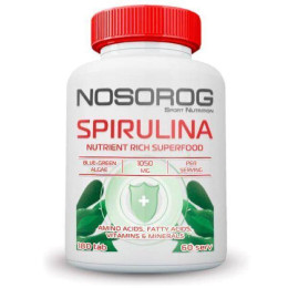 Спирулина Nosorog Nutrition Spirulina 180 таб NOSOROG