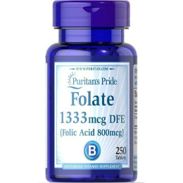 Фолієва кислота Puritan's Pride Folic Acid 800 mcg 250 tabl Puritan's Pride