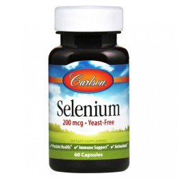 Селен Carlson Labs Selenium 200 mcg 60 caps Carlsson