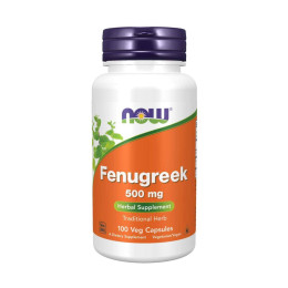 Пажитник NOW Fenugreek 500 mg 100 veg caps