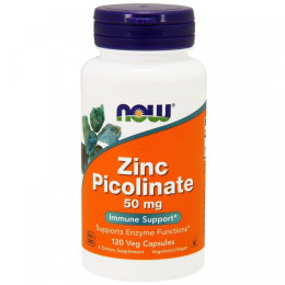 Цинк Now Zinc Picolinate 50 mg 120 veg caps Now Foods