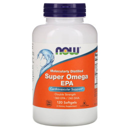 Супер Омега EPA Now Super Omega EPA 120 softgel