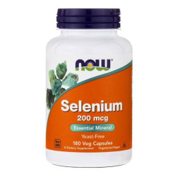 Селен Now Selenium 200 mcg 180 caps