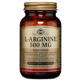 L-аргинин Solgar L-Arginine 500 mg 100 veg caps Solgar