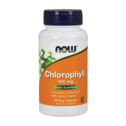 Хлорофилл NOW Chlorophyll 100 mg​​​​​​​ 90 veg caps