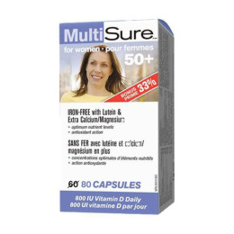 Вітаміни для жінок 50+ Webber Naturals Multsure fo women 50+ 80 caps Webber Naturals