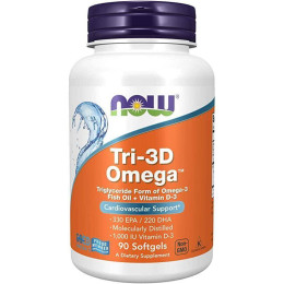 TRI-3D OMEGA 90 soft Now Foods