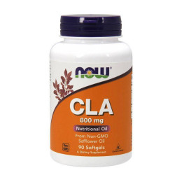 Конъюгированная линолевая кислота NOW CLA 800 mg 90 softgels Now Foods