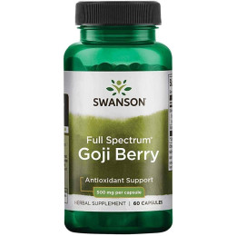 Ягоды Годжи Swanson Full Spectrum Goji Berry 500 mg 60 Caps Swanson